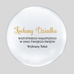 Naklejka na balon dzień Dziadka